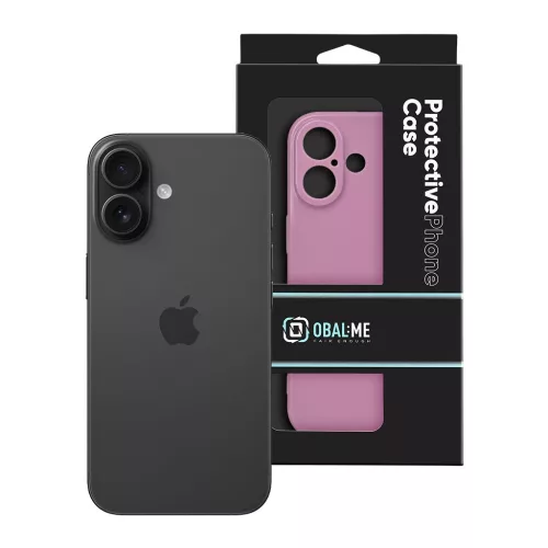 OBAL:ME Glossy Cover Apple iPhone 16 készülékhez orchidea