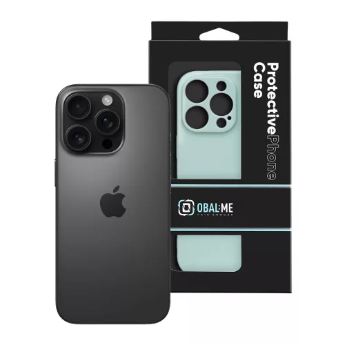 OBAL:ME Fényes tok Apple iPhone 16 Pro készülékhez menta