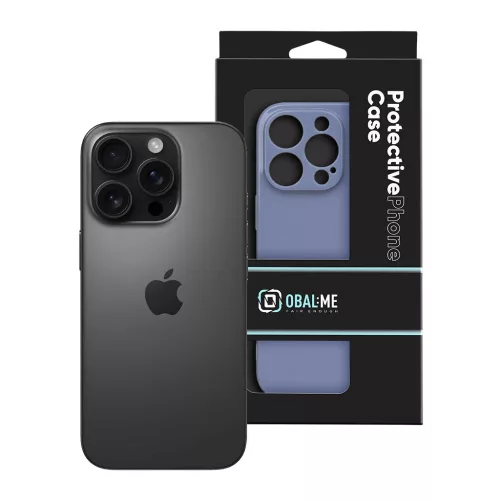 OBAL:ME Glossy Cover tok Apple iPhone 16 Pro készülékhez ibolyakék