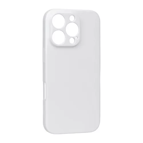 OBAL:ME Glossy Cover tok Apple iPhone 16 Pro készülékhez fehér