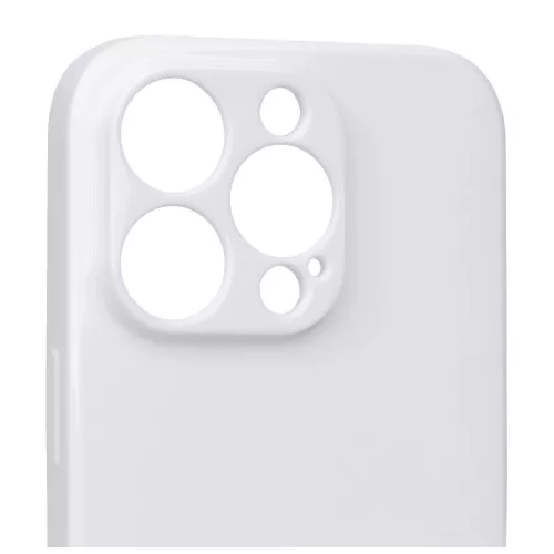 OBAL:ME Glossy Cover tok Apple iPhone 16 Pro készülékhez fehér