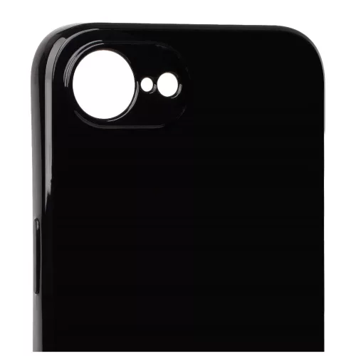OBAL:ME Glossy Cover tok Apple iPhone 16e/17e készülékhez fekete