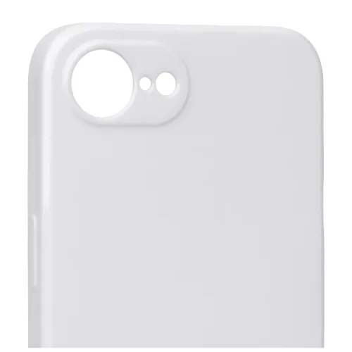 OBAL:ME Glossy Cover tok Apple iPhone 16e/17e készülékhez fehér