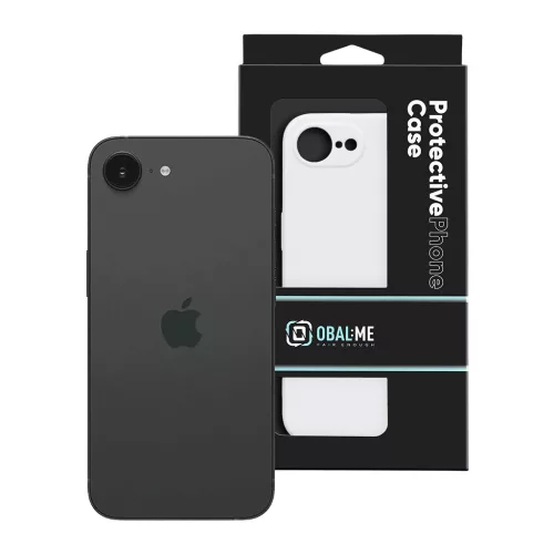 OBAL:ME Glossy Cover tok Apple iPhone 16e/17e készülékhez fehér