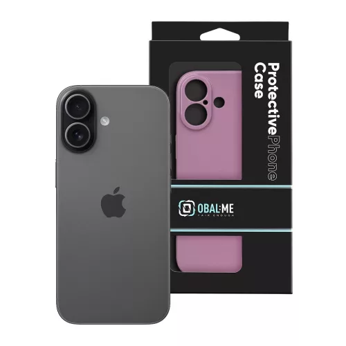 OBAL:ME Glossy Cover Apple iPhone 17 készülékhez, orchidea