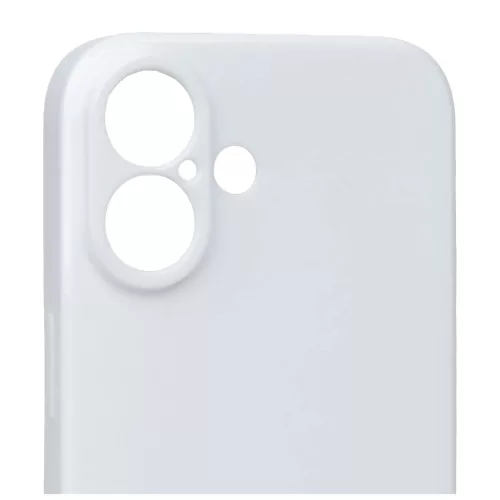 OBAL:ME fényes tok Apple iPhone 17 készülékhez fehér