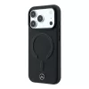 Mercedes PU-bőr 3D MagSafe tok iPhone 18 Pro Max készülékhez fekete/antracit