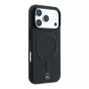 Mercedes PU-bőr 3D MagSafe tok iPhone 18 Pro Max készülékhez fekete/antracit