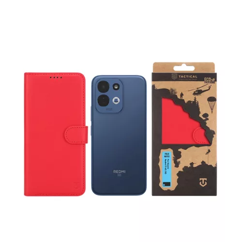 Tactical Field Notes tok Xiaomi Redmi 17 4G/5G készülékhez piros