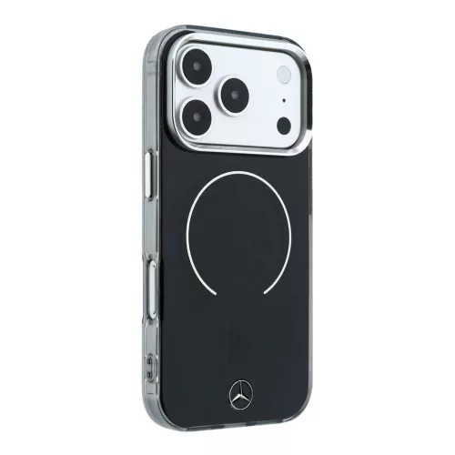 Mercedes PC/TPU Kétrétegű MagSafe tok iPhone 18 Pro Max készülékhez fekete/antracit