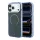 Mercedes PC/TPU dupla rétegű MagSafe tok iPhone 18 Pro Max készülékhez antracit/kék