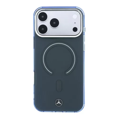 Mercedes PC/TPU dupla rétegű MagSafe tok iPhone 18 Pro Max készülékhez antracit/kék