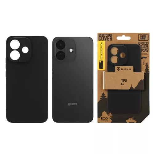 Tactical TPU tok Xiaomi Redmi Note 17 Pro 5G készülékhez fekete