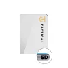 Tactical Glass Shield 5D külső üvegfólia Apple IPhone Duo készülékhez, fekete