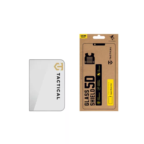 Tactical Glass Shield 5D külső üvegfólia Apple IPhone Duo készülékhez, fekete