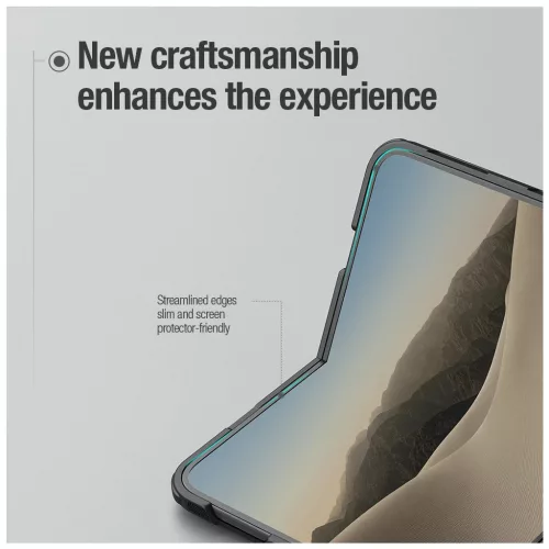 Nillkin Super Frosted FOLD mágneses hátlap tok Apple iPhone Duo készülékhez fekete