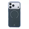 Mercedes PC/TPU kétrétegű MagSafe tok iPhone 18 Pro készülékhez, antracit/kék