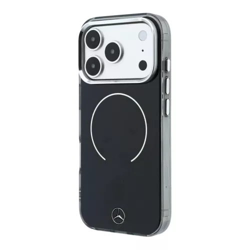 Mercedes PC/TPU dupla rétegű MagSafe tok iPhone 18 Pro készülékhez fekete/antracit
