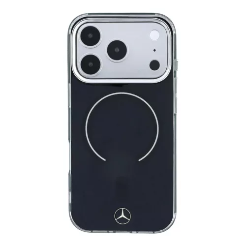 Mercedes PC/TPU dupla rétegű MagSafe tok iPhone 18 Pro készülékhez fekete/antracit