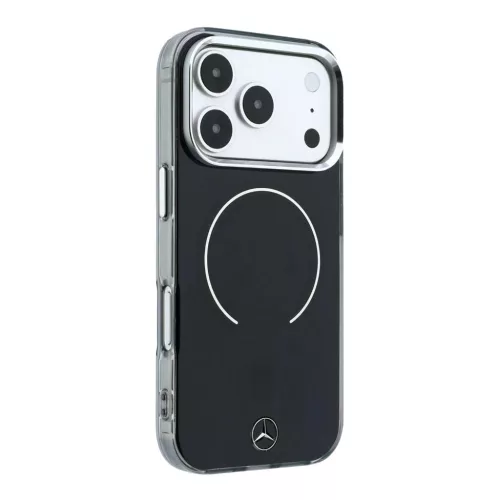 Mercedes PC/TPU dupla rétegű MagSafe tok iPhone 18 Pro készülékhez fekete/antracit