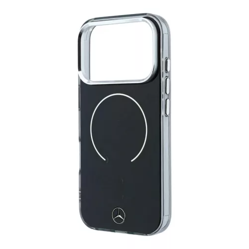 Mercedes PC/TPU dupla rétegű MagSafe tok iPhone 18 Pro készülékhez fekete/antracit