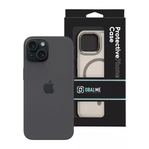 OBAL:ME MagNetix Lumen tok Apple iPhone 15 készülékhez grafit