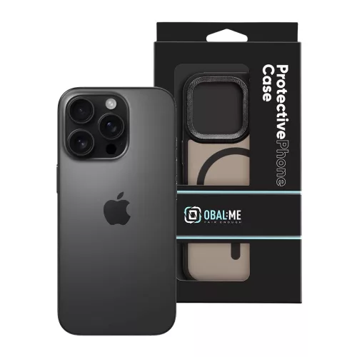OBAL:ME MagNetix Lumen tok Apple iPhone 16 Pro készülékhez fekete