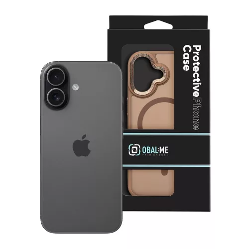 OBAL:ME MagNetix Lumen tok Apple iPhone 17 készülékhez bézses szürke