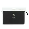 Guess 4G Peony Stripe műbőr fém logós kézitáska fekete