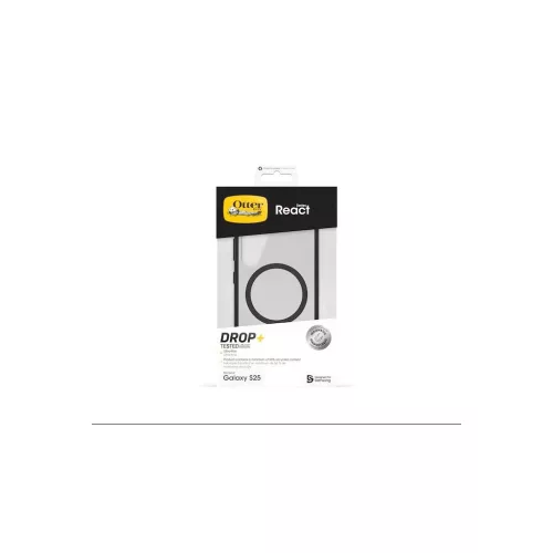 GP-FPS931OB Samsung by Otterbox React védőtok Galaxy S25 készülékhez fekete kristály (sérült csomagolás)