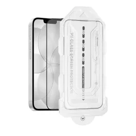   OBAL:ME 5D üveg kijelzővédő applikátorral Apple iPhone 13/13 Pro/14/16e/17e készülékhez fekete
