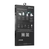 OBAL:ME 5D üveg kijelzővédő applikátorral Apple iPhone 13/13 Pro/14/16e/17e készülékhez fekete