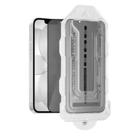   OBAL:ME Privacy 5D üveg kijelzővédő applikátorral Apple iPhone 13/13 Pro/14/16e/17e készülékhez fekete
